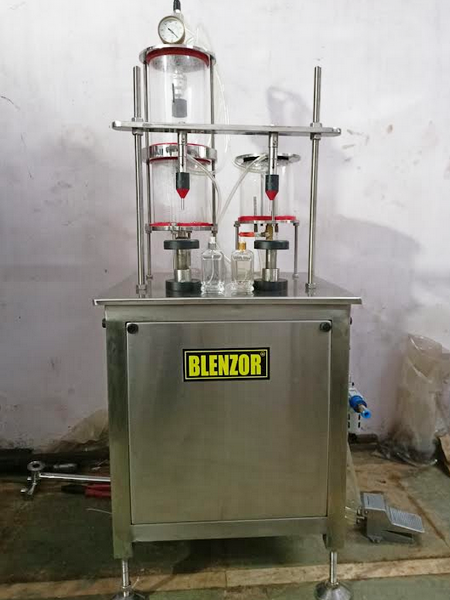Complete mini perfume bottle production filling packing plant